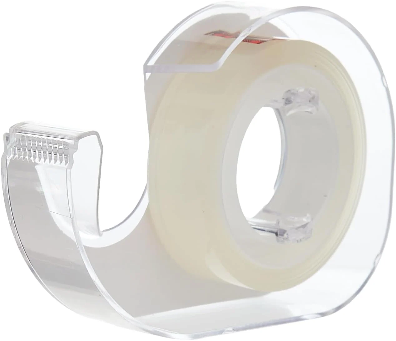 Scotch Transparent Tape on a Dispenser 1/2 x 450 in (12mm x 11.43m), 1 roll/dispenser | Clear Tape | Strong adhesive | Permanent | Wrapping, Sealing and Mending | Scotch Tape | Tape Dispenser - Image 2