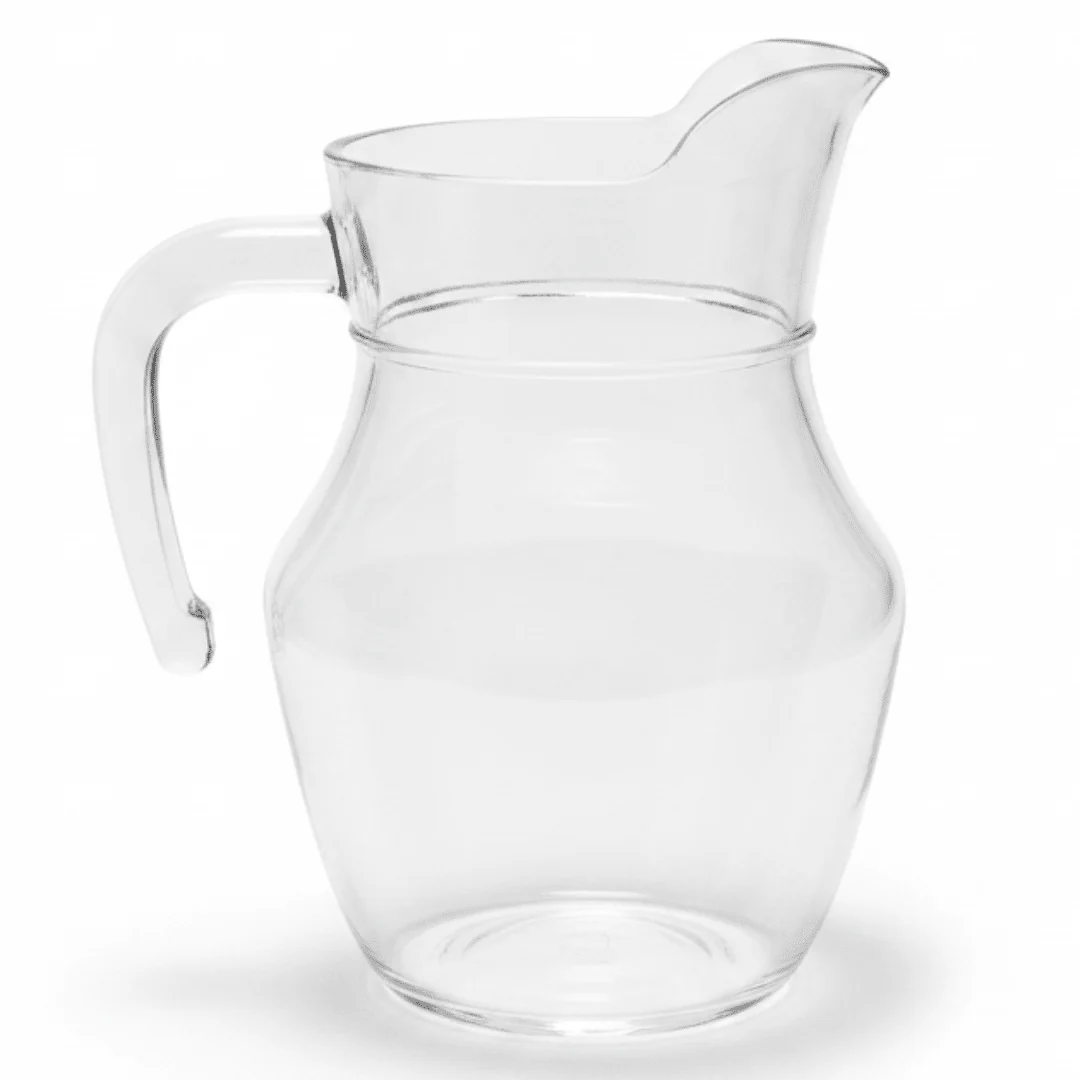 Crystal-Clear Acrylic Jug with Handle | 500ml | Lightweight & Shatterproof