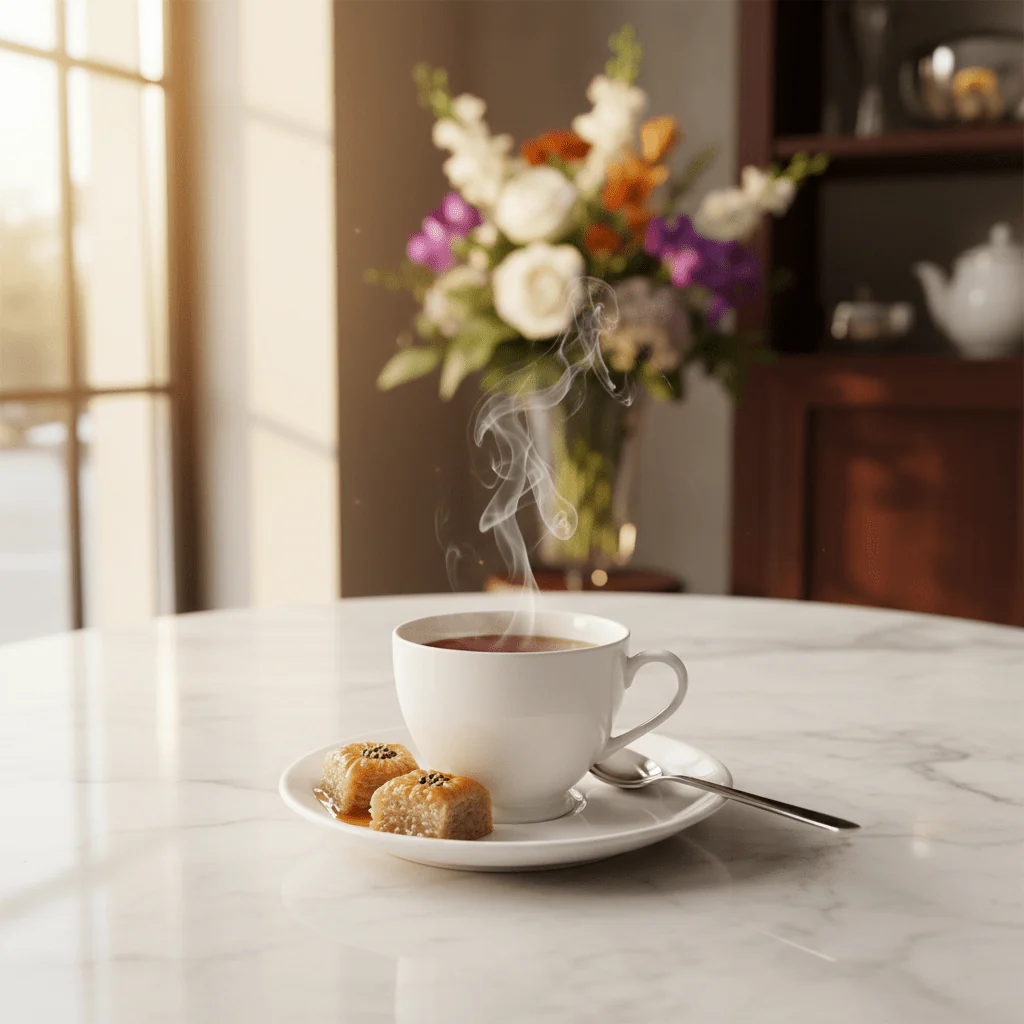 AFCO White Ceramic Tea Saucer 6 Inch – Cup Saucer Plate for Tea & Coffee Serving - Image 2