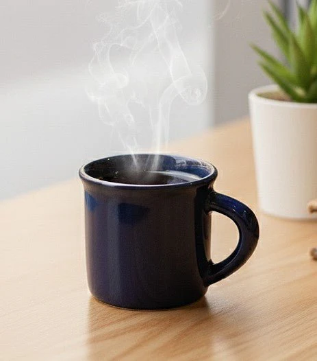 AKDC 100ml Dark Blue Ceramic Mug – Stylish Mini Espresso Cup for Daily Use - Image 2