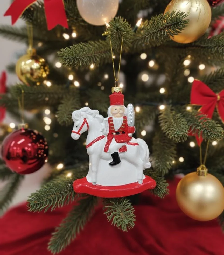 AKDC 7cm Hanging Nutcracker Soldier – Classic Mini Christmas Ornament for Tree, Holiday Décor & Gift Display