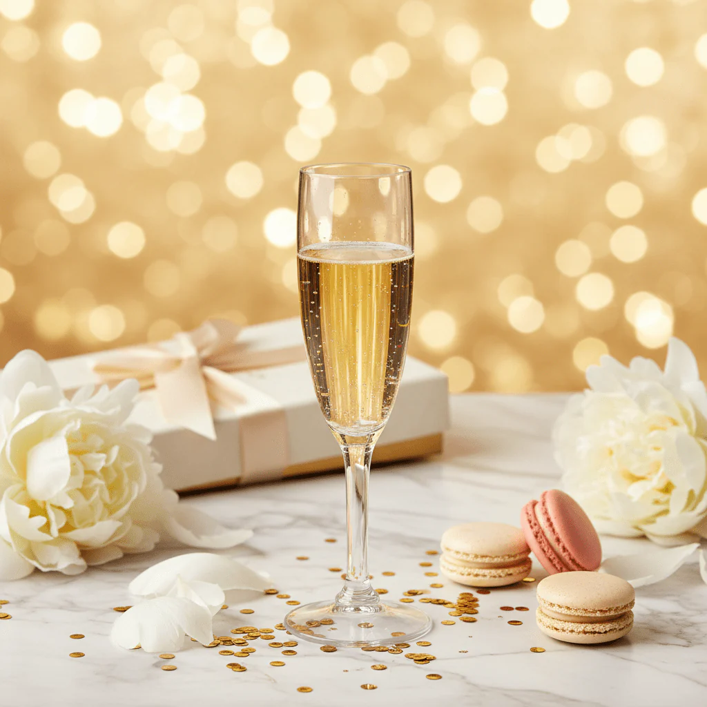 AKDC Premium Clear Acrylic Champagne Flute Glass | 200ml | Trumpet Flared Bowl | Shatter-Resistant Luxury Stemware for Celebrations & Events - Image 2
