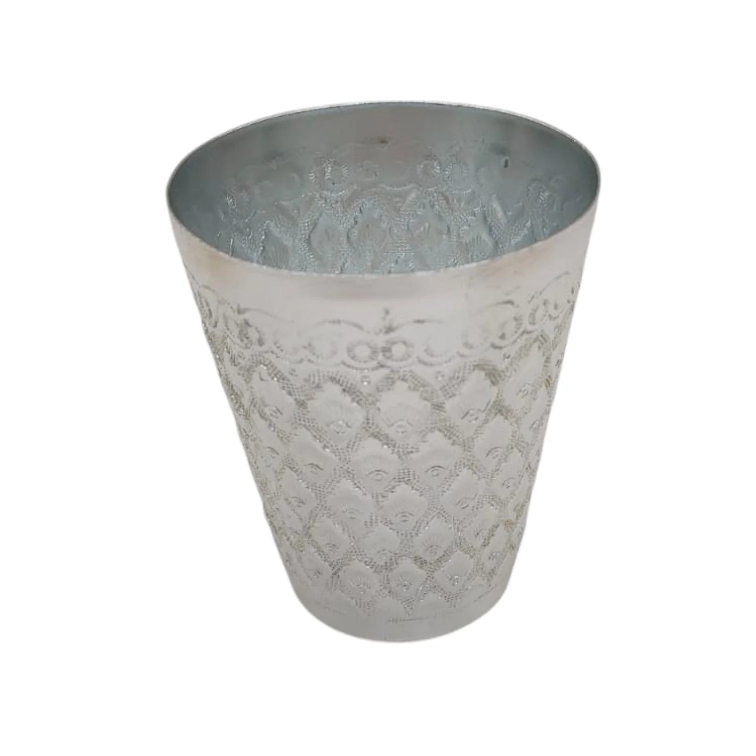 AKDC Aluminium Cup Cone Shape 200ml-7cm-Silver - Image 3
