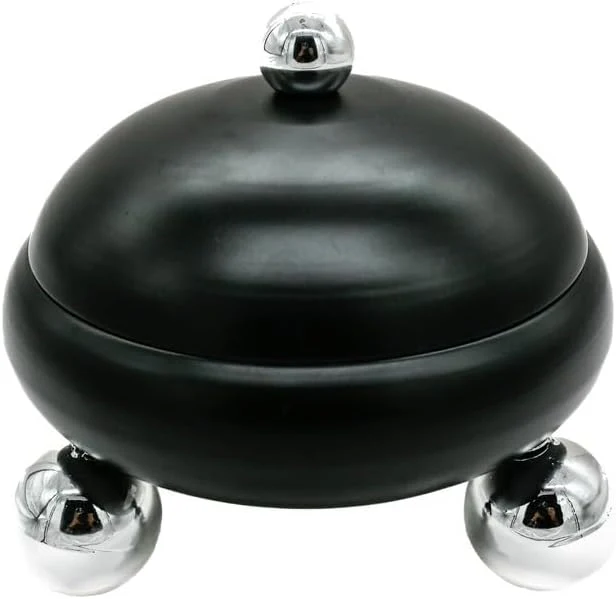 AKDC Candy Bowl W/Lid C748921 Black