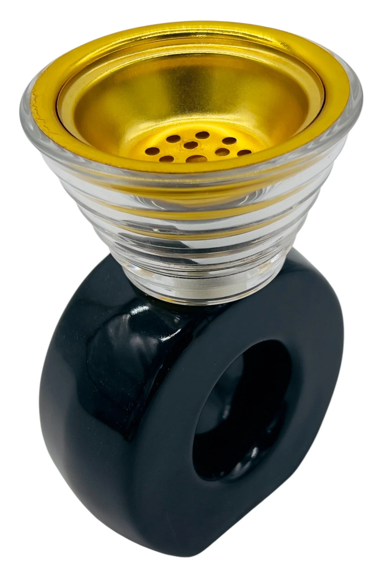AKDC Ceramic Incense Burner 8.5cm*13cm, Black, NF36158P - Image 3