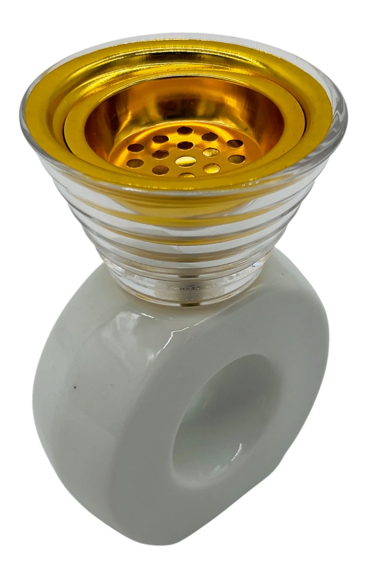 AKDC Ceramic Incense Burner 8.5cm*13cm, White, NF36158P - Image 3