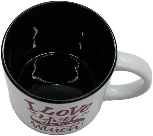 AKDC Ceramic Mug 10311 White/Pink 400ml - Image 3