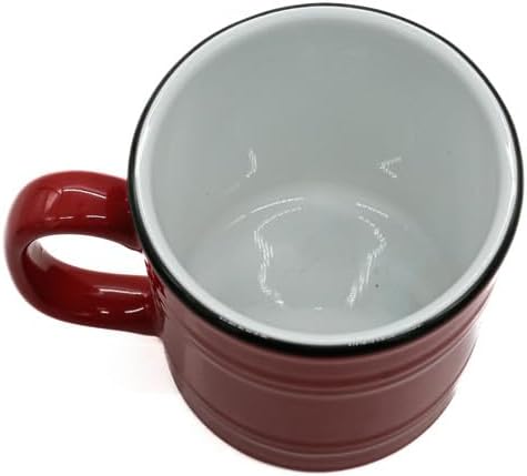 AKDC Ceramic Mug 1128 19.3 X 26.8 X 27.6 Cm Dark Red - Image 3