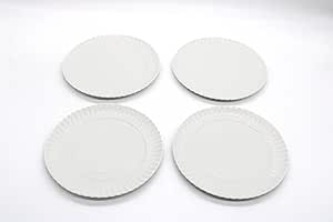 AKDC Ceramic Plate 8inch set of 4 White - Image 2