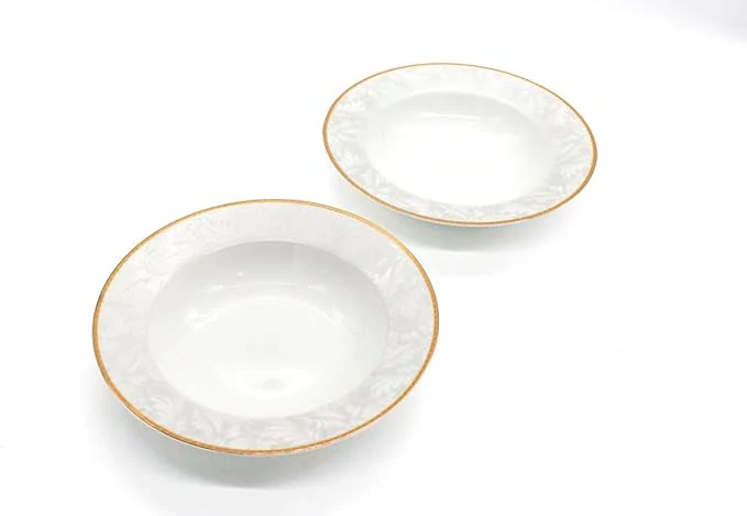 AKDC Ceramic Soup Plate 9inch set of 2 Multicolor - Image 2