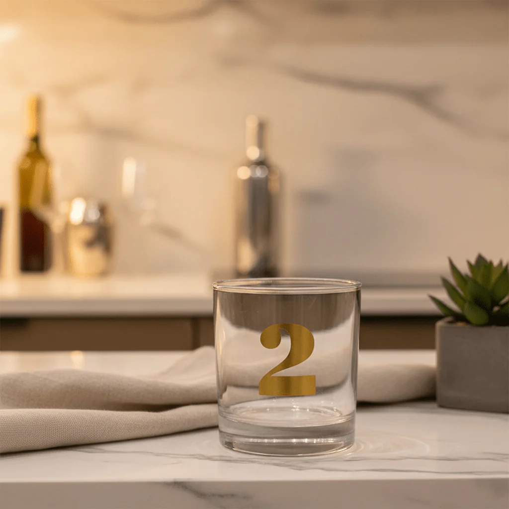 AKDC Classic Clear Glass Tumbler Strong and Durable for Daily Drinking Use 300ml - Image 2