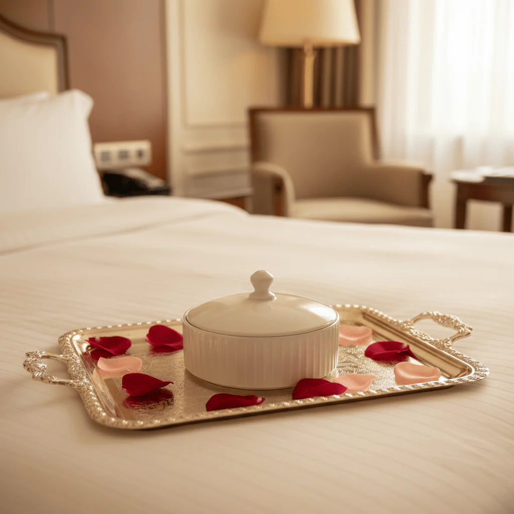Classic White Ceramic Candy Bowl with Lid – Stylish Snack & Sweet Serving Dish (7 inch) - Image 4