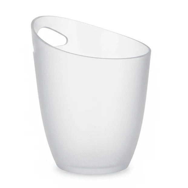 AKDC Compact Acrylic Ice Bucket for Personal Use, Small Gatherings and Tabletop Serving β Strong and Stylish 23 Γ 20 cm
