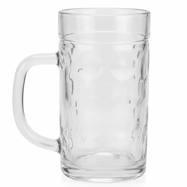 AKDC Compact Clear Glass Mug with Handle for Daily Beverage Use – 210ml