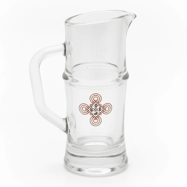AKDC Compact Glass Jug – Small Serving Pitcher for Juice Milk & Beverages – Minimal Design – 100 ml