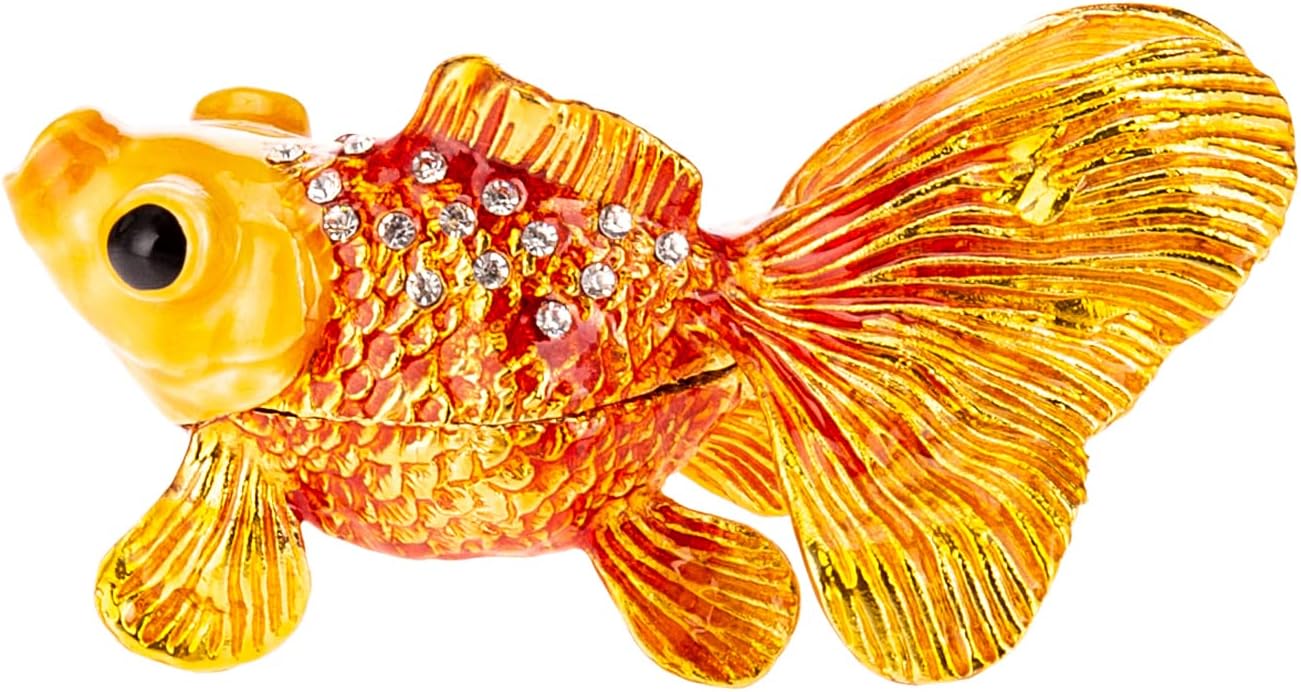 AKDC D‚cor Metal Fish L(9cm) xW(6cm) xH(3cm) Gold