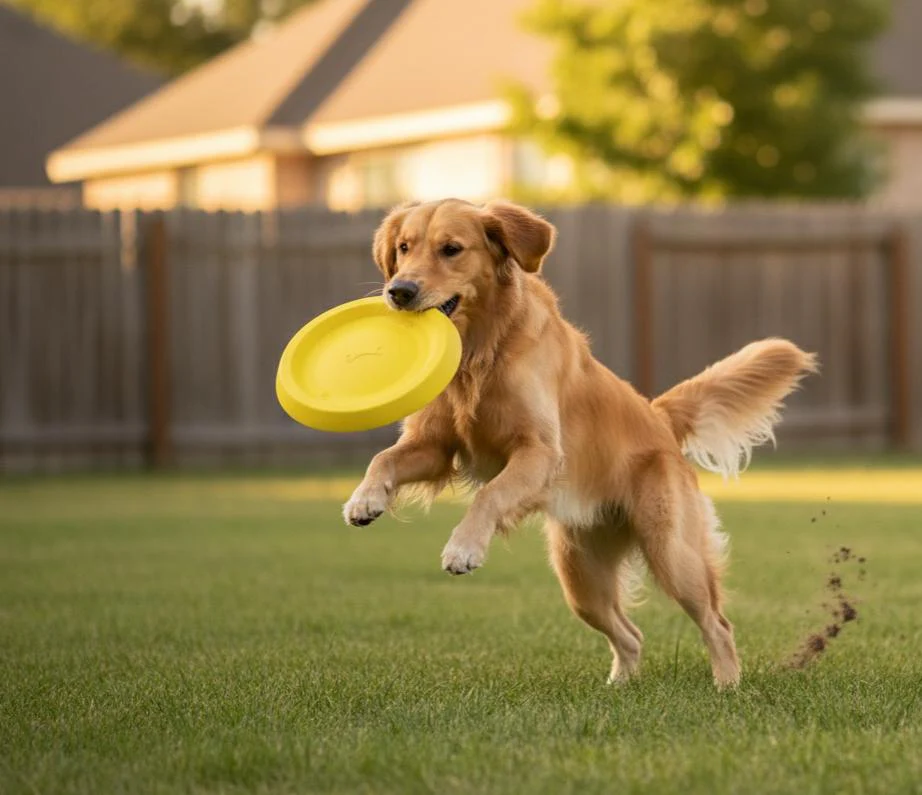AKDC Dogs Frisbee 21cm, Yellow - Image 2