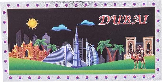AKDC Dubai Magnet 4Pcs Multi-colorM036
