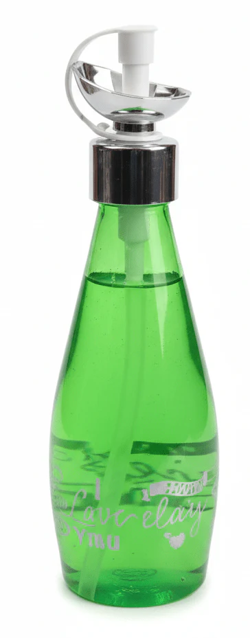 AKDC Elegant Green Glass Oil Bottle with Pour Spout β Stylish Kitchen Oil & Vinegar Dispenser, 250ml