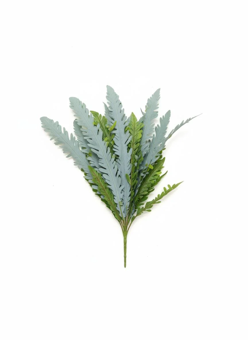 AKDC Evergreen Tall Artificial Fern Plant – Lifelike Plastic Foliage – 88 cm Indoor Greenery Decoration