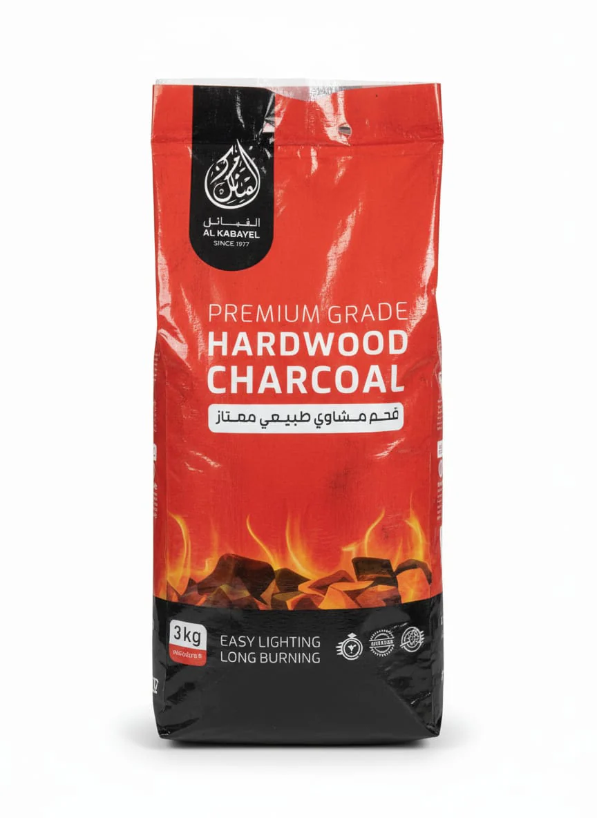 AKDC Hardwood Charcoal 3 kg | 100% Natural Lump Charcoal | Fast Ignition & Long-Lasting Heat for BBQ, Grills & Campfires - Image 2