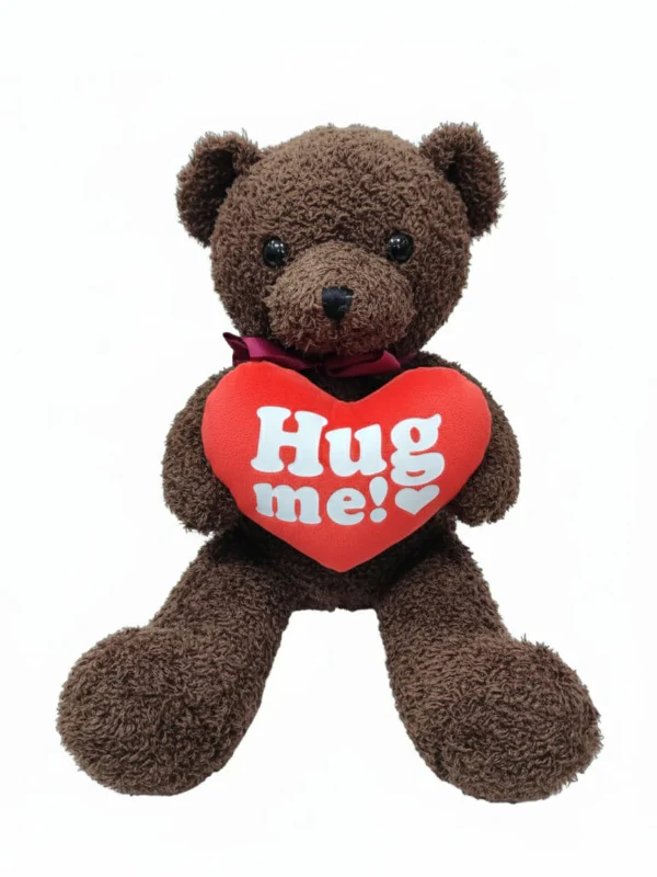 AKDC Hug Me Teddy Bear (45 cm) – Brown Color Plush Toy