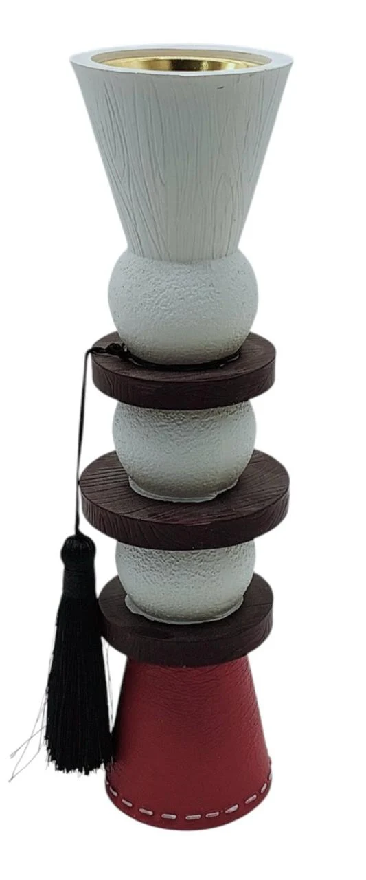 AKDC Incence Burner 24cm*6.5cm, White/Brown - WW103
