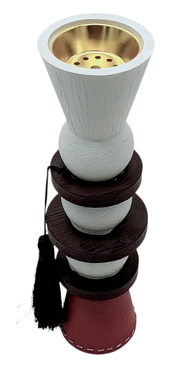 AKDC Incence Burner 24cm*6.5cm, White/Brown - WW103 - Image 3