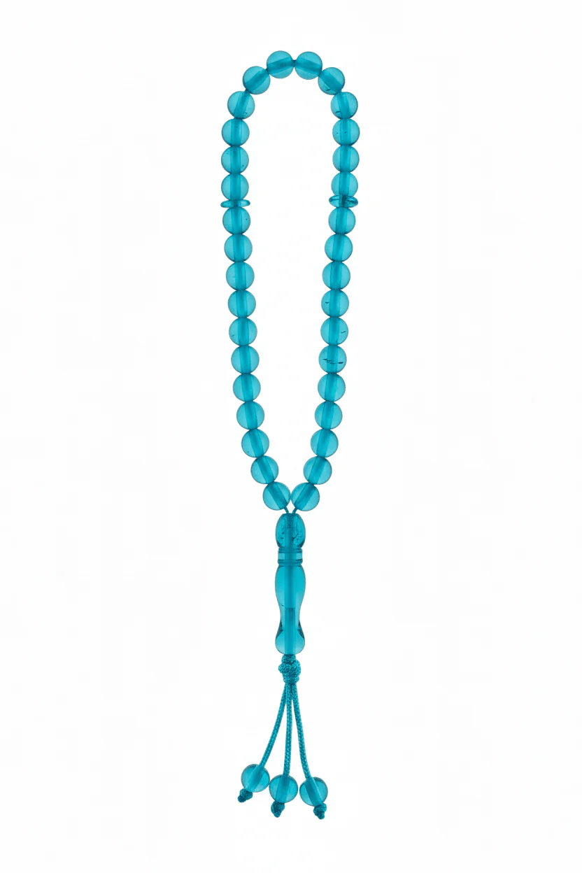 AKDC Islamic Prayer Beads (Tasbih) – Small Size, Blue Color
