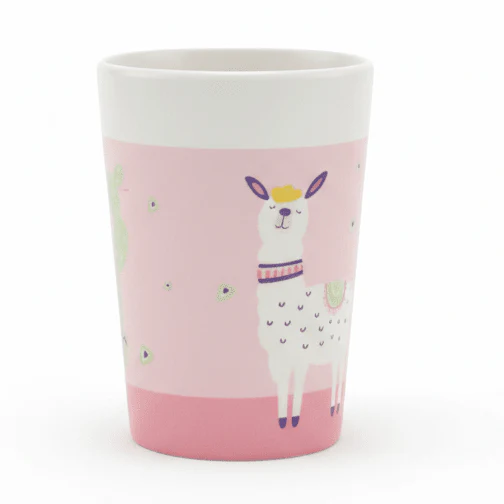 AKDC Kids Premium Plastic Tumbler – Pink Stylish Design Drinking Cup 250 ml