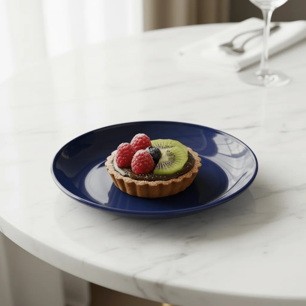 AKDC Medium Plastic Dinner Plate – 18 cm (Assorted Colors) - Image 2