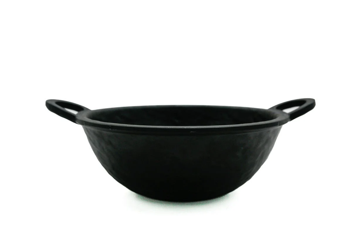 AKDC-Melamine Deep Kadai 20.3cm Mat Black