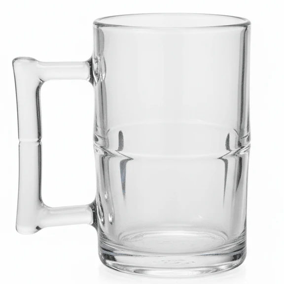 AKDC Multipurpose Glass Beer Mug with Elegant Handle  – 400 ml
