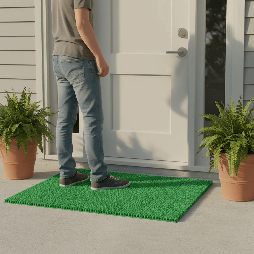 AKDC Plastic Grass Mat 90cm*100cm, Green - Image 2