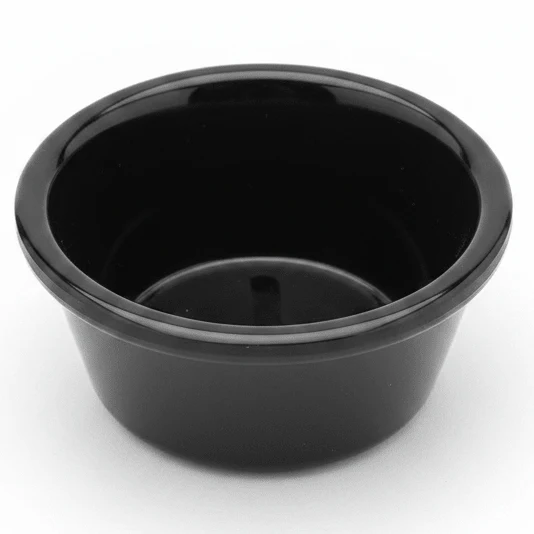 AKDC Premium Black Melamine Ramekin Bowl 9.5 cm Multipurpose Dipping and Serving Dish