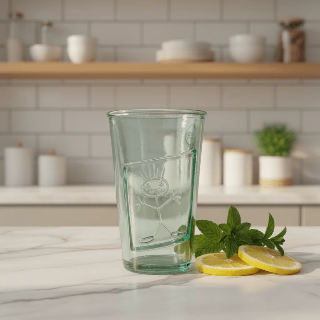 AKDC Premium Eco Elegant Glass Tumbler – Stylish Drinking Glass for Modern Table Settings – 300 ml - Image 2