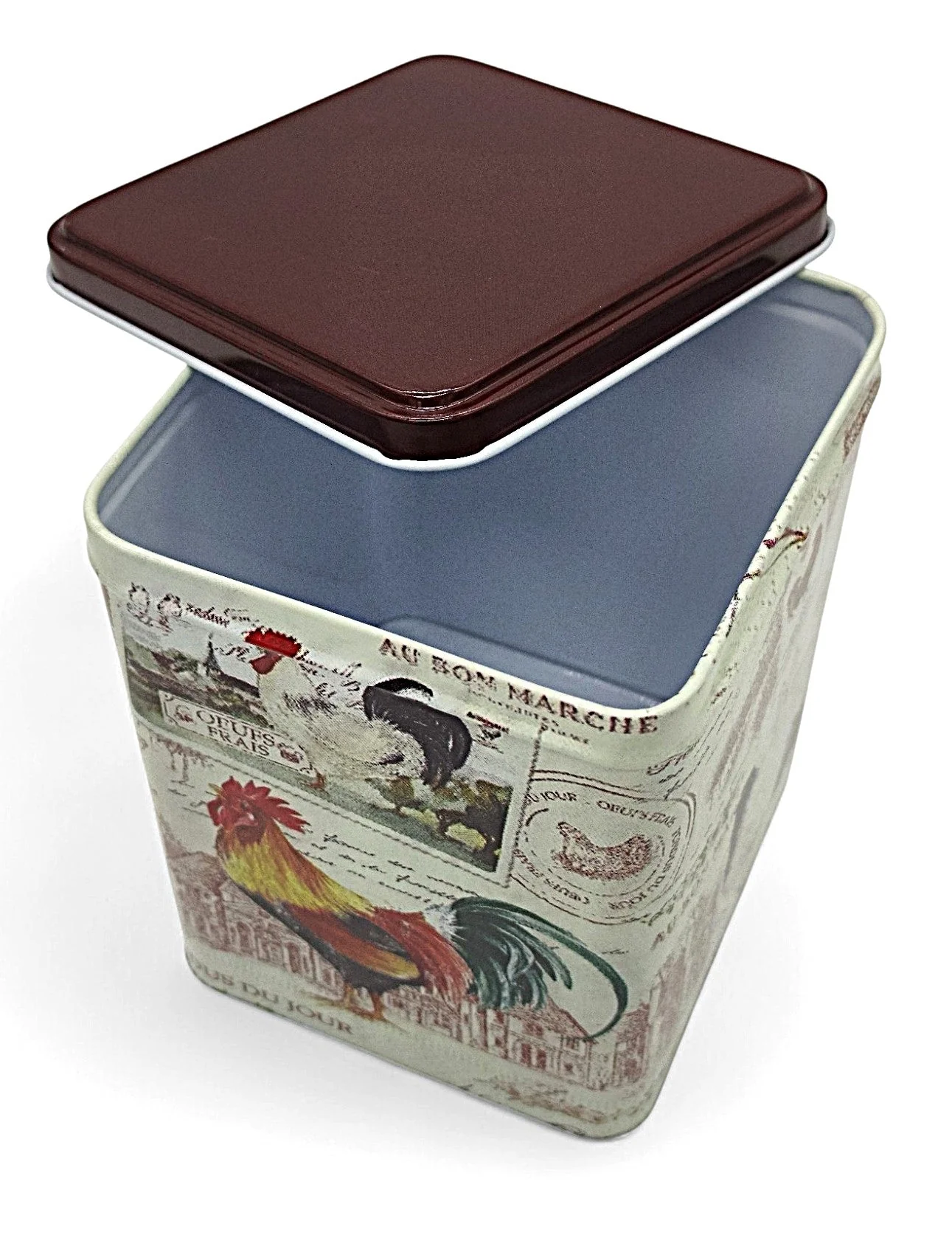 AKDC Stylish Metal Canister – 14.5×10.5 cm, Distinctive Patterned Design - Image 2