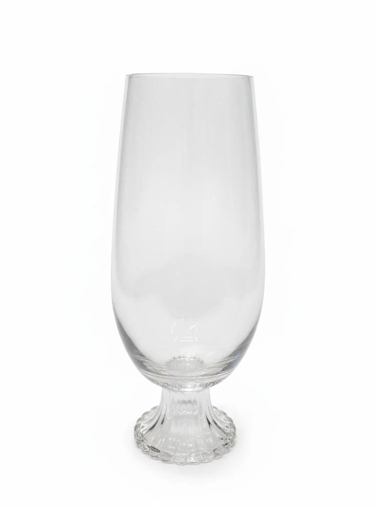 AKDC Tall Transparent Glass Vase – 35 cm Premium Floral Arrangement Vase