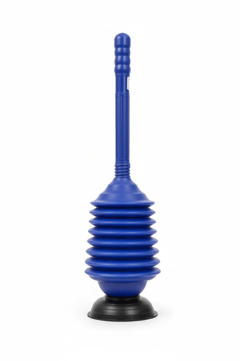 AKDC Toilet Plunger 53cm*12.5cm, Blue