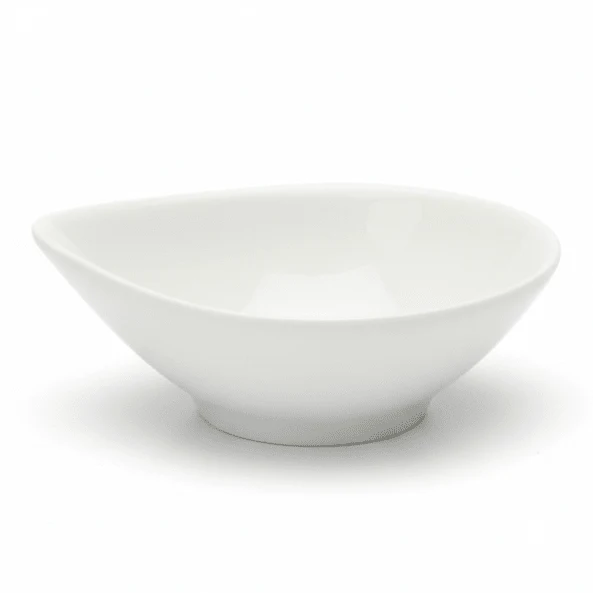 AKDC White Ceramic Sauce Dip Dish – 7.5 cm Small Bowl for Dipping Sauces, Chutneys & Condiments