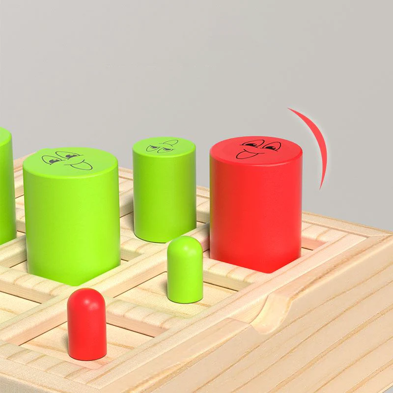 AKDC Wooden 2-in-1 Chess Game Playset, Improve Coordination Ability - Image 3