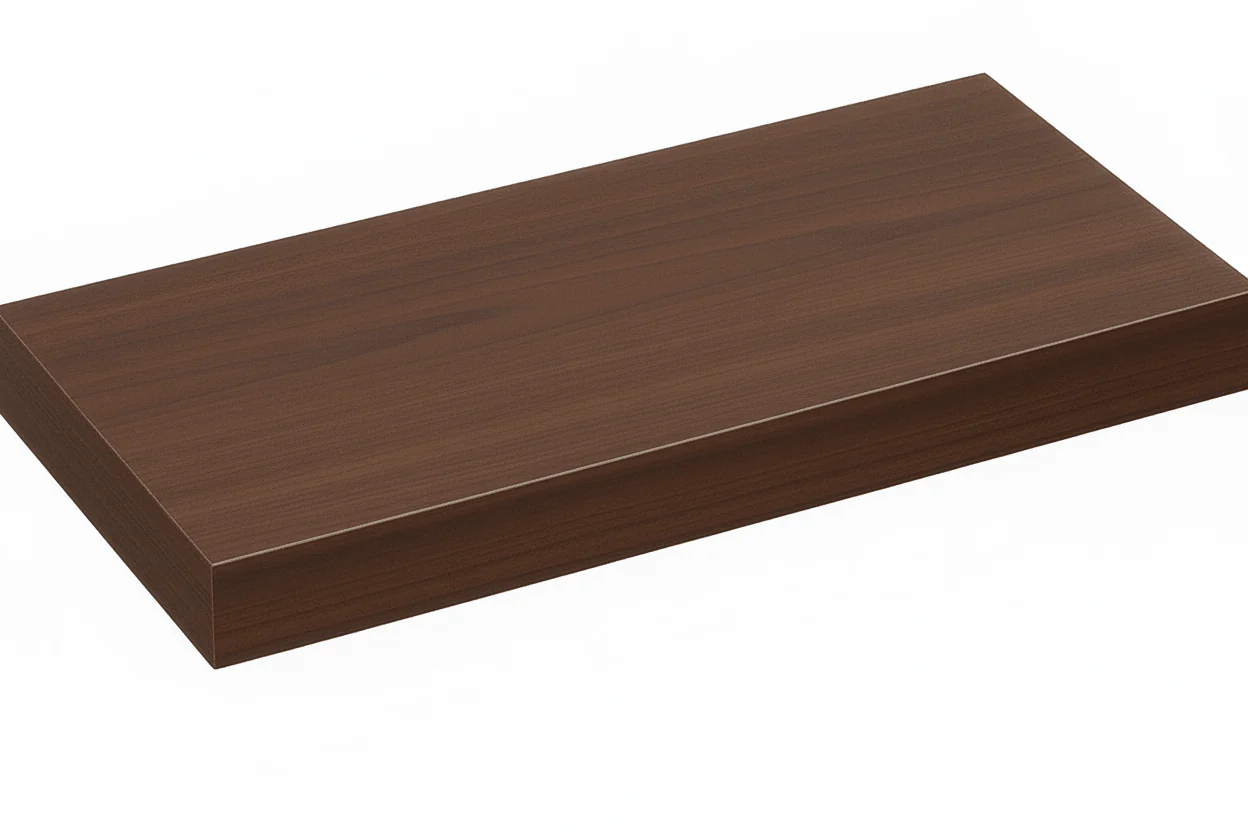 Farzana Wooden Floating Wall Shelf 40*23.5*3.8 cm - Dark Wood HP04 Color