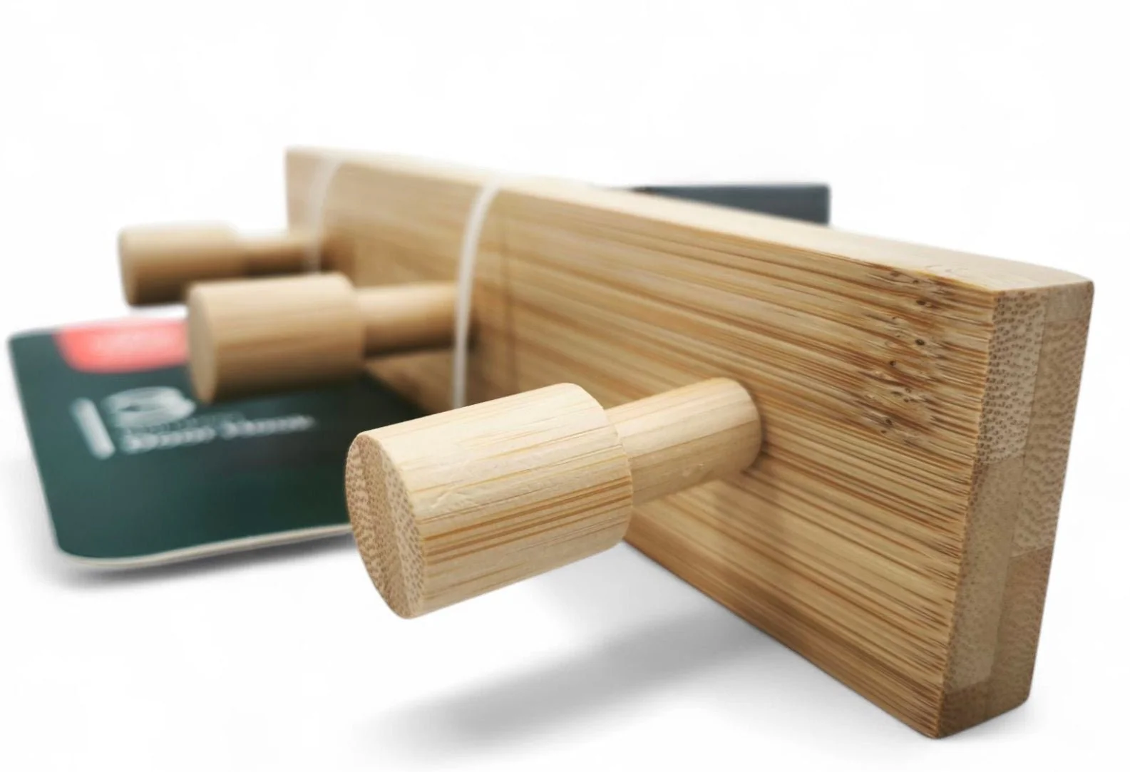 Al Kabayel Bamboo Door Hanger 3 Hooks, 20Cm - Image 2