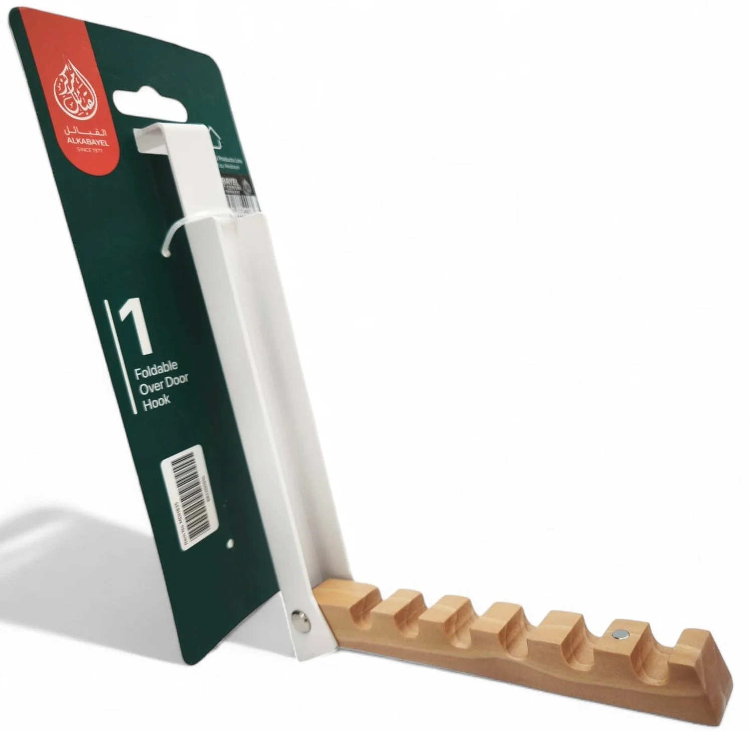 Al Kabayel Foldable Overdoor Hook,18Cm - Image 2