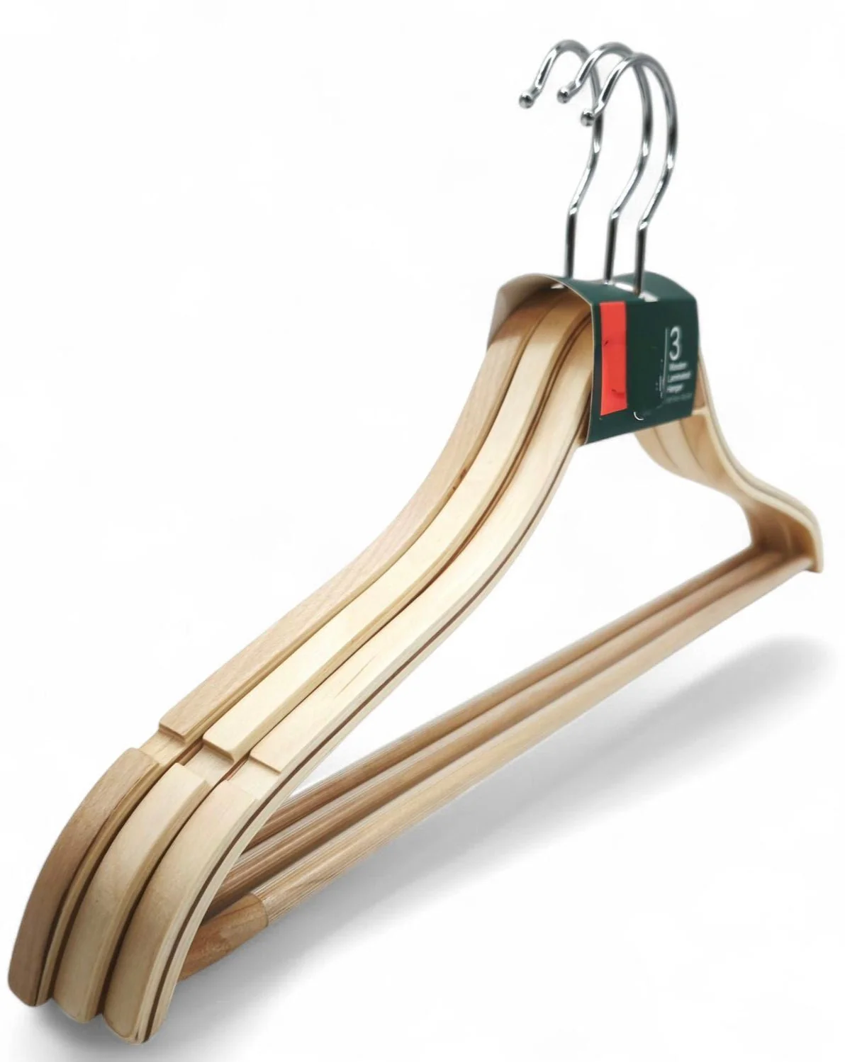 Al Kabayel Wooden Hangers 3-Pack - Image 2