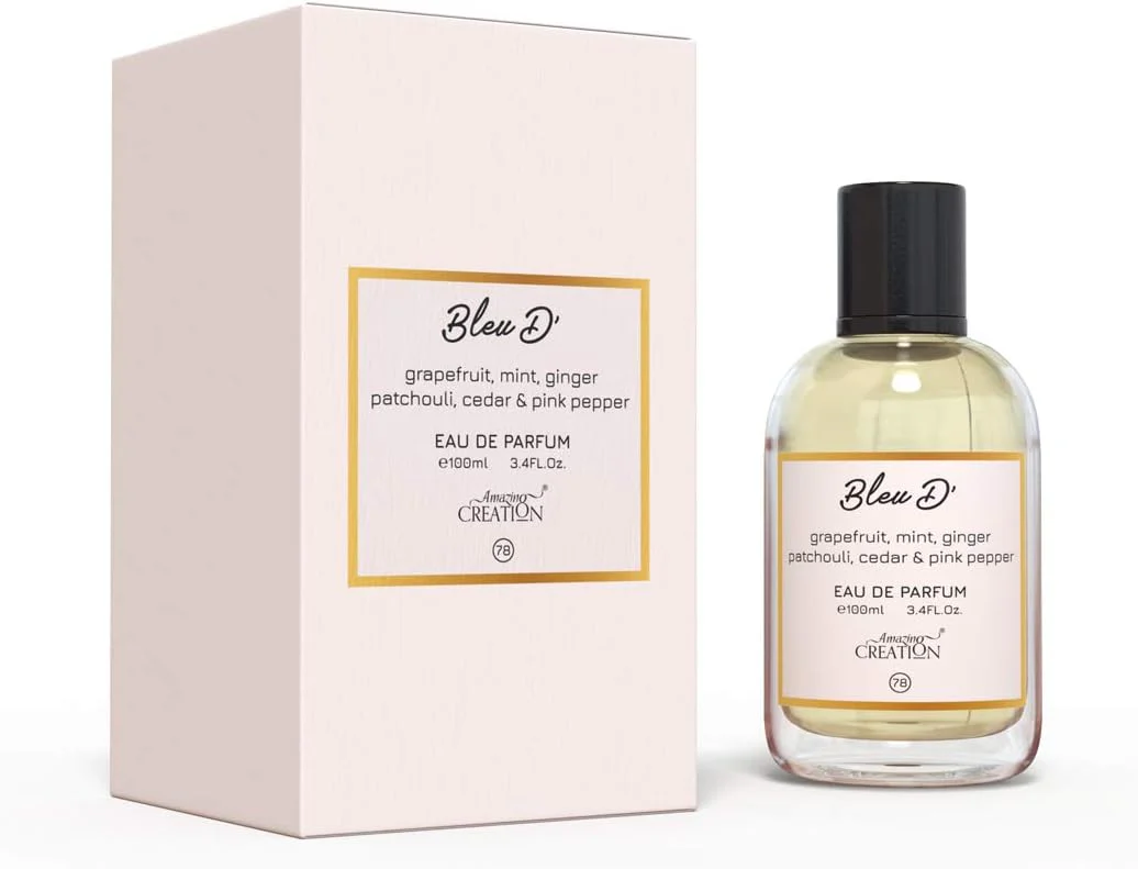 Amazing Creation Bleu D' Perfume For Men EDP-(100ML)PFB00078