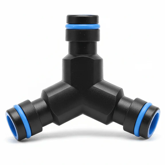 Aquacraft 3-Way Garden Hose Coupling – Multi-Outlet Water Connector for Efficient Garden Irrigation