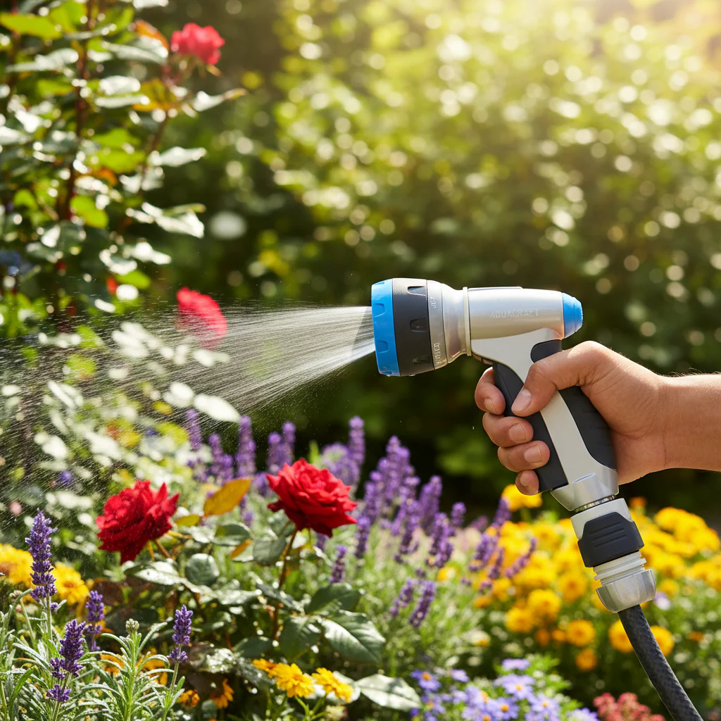 Aquacraft 5-Function Garden Spray Gun – Adjustable Water Flow Spray Nozzle for Washing & Irrigation - Image 2