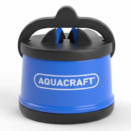 Aquacraft Manual Knife Sharpener – Heavy-Duty Compact Sharpener for Kitchen & Utility Knives