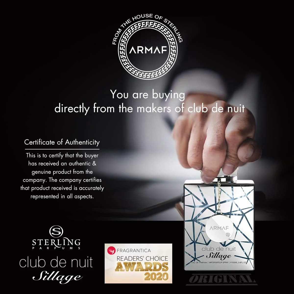 Armaf Club De Nuit Sillage Eau de Parfum 105ml – Premium Unisex Musky Citrus Luxury Scent - Image 3